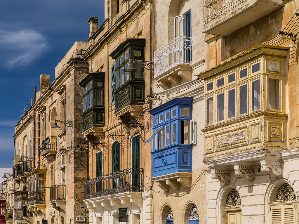 Malta - Fassaden Erker